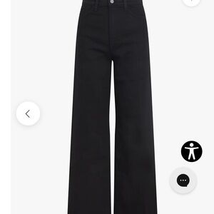 Joe’s Jeans
THE MIA PETITE
PETITE HIGH RISE WIDE LEG 
VINTAGE STRETCH 
BLACK